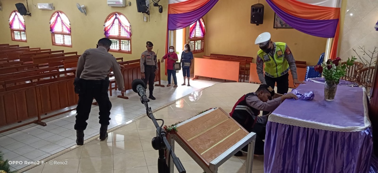 Jelang Natal, Polres Metro Sterilisasi Gereja